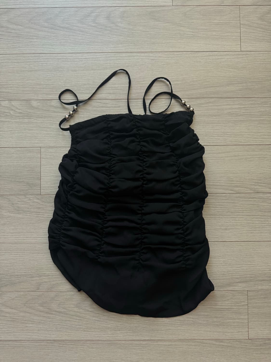 김미더영 블랙 홀터탑 상품이미지2