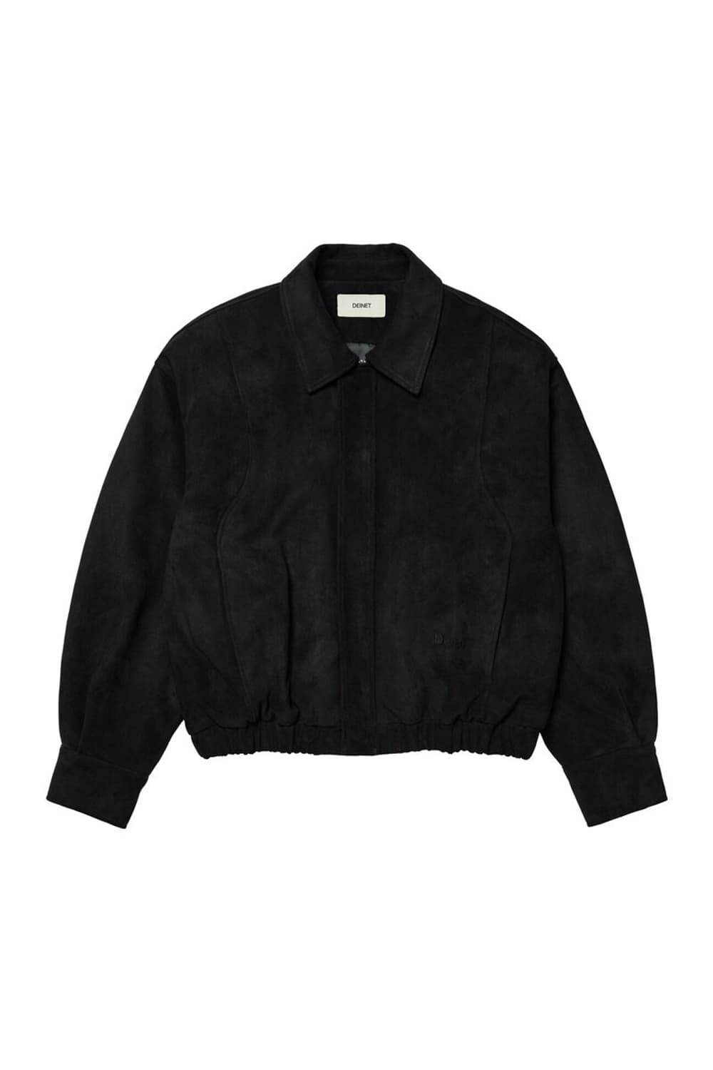 다이닛 스웨이드 봄버 점퍼 블랙 상품이미지4