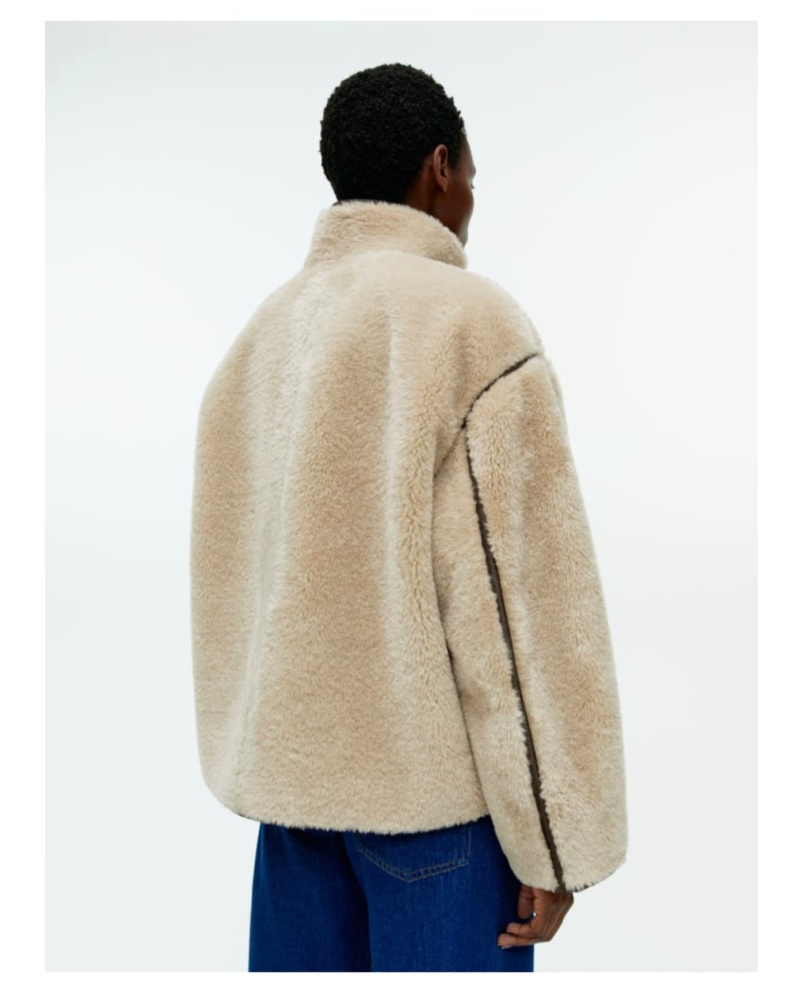 아르켓 무스탕 포퍼자켓 23년형 s사이즈  상품이미지4