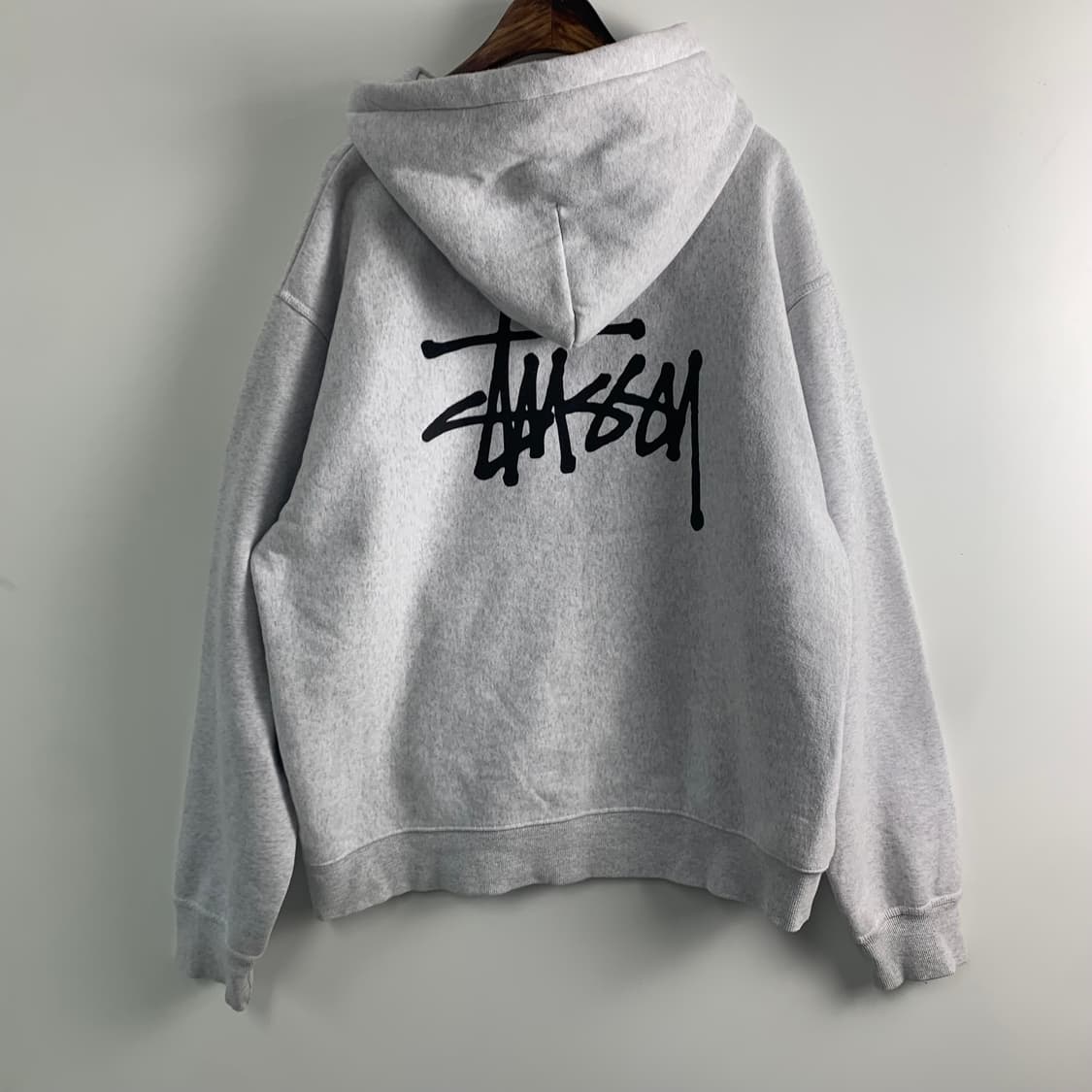 스투시 스탁로고 에쉬해더 후드티 상품이미지4