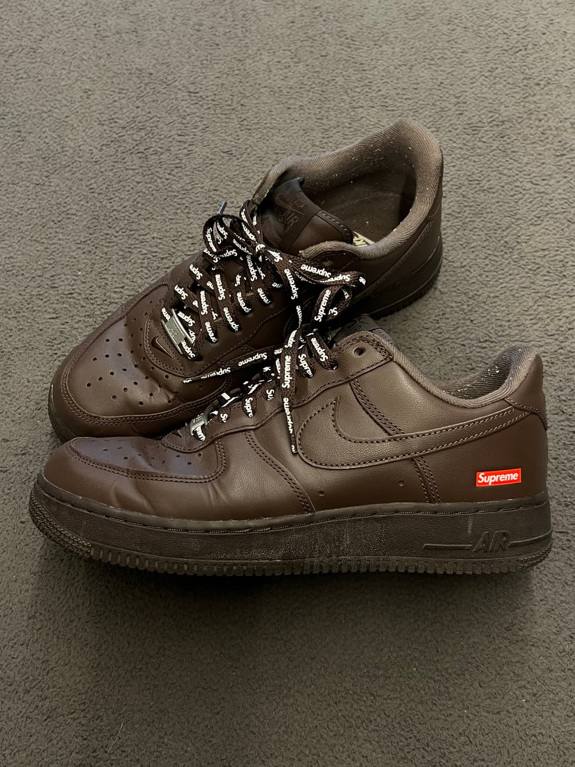 나이키 슈프림 포스 브라운 단품 처분 크림발 상품이미지1