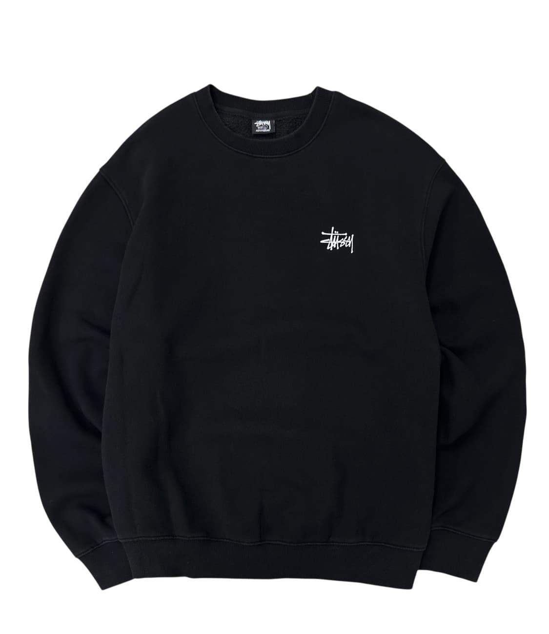 Stussy 스투시 빅로고 맨투맨 스웻셔츠 블랙 (L) 상품이미지1