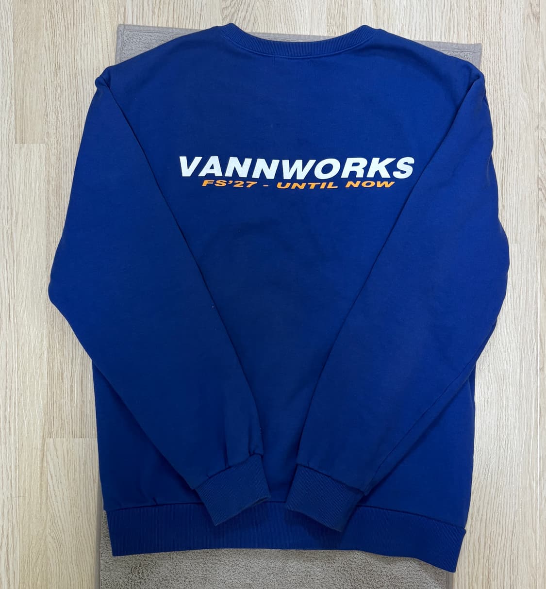 [A급] 산뜻💙 VANNWORKS 파란색 맨투맨 XL 상품이미지1