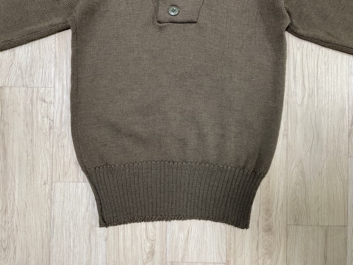 ~95) 미군 오리지널 5버튼 울 스웨터(RRL&LVC&폴로) 상품이미지7