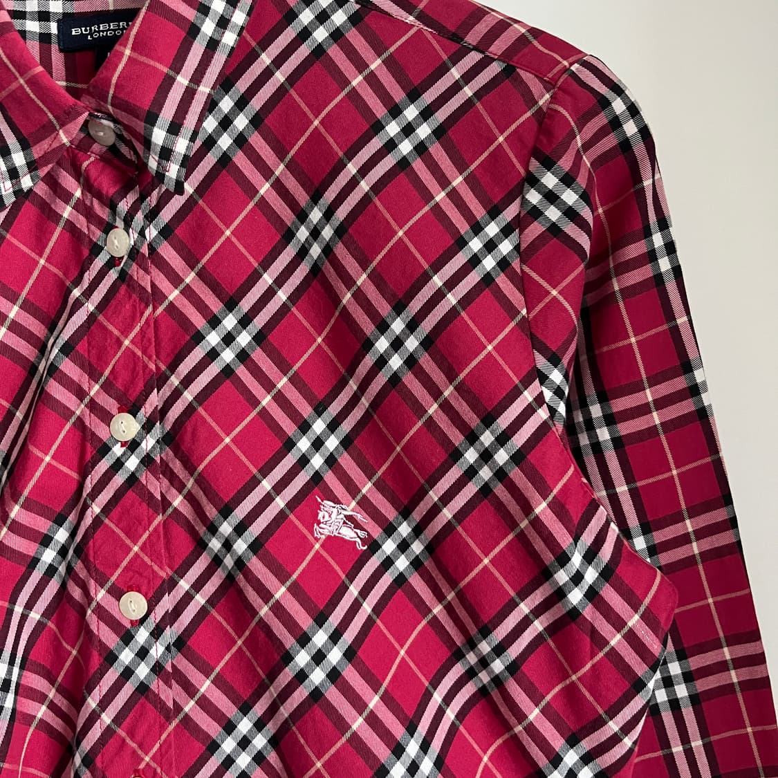 BURBERRY RED Check shirt 상품이미지4