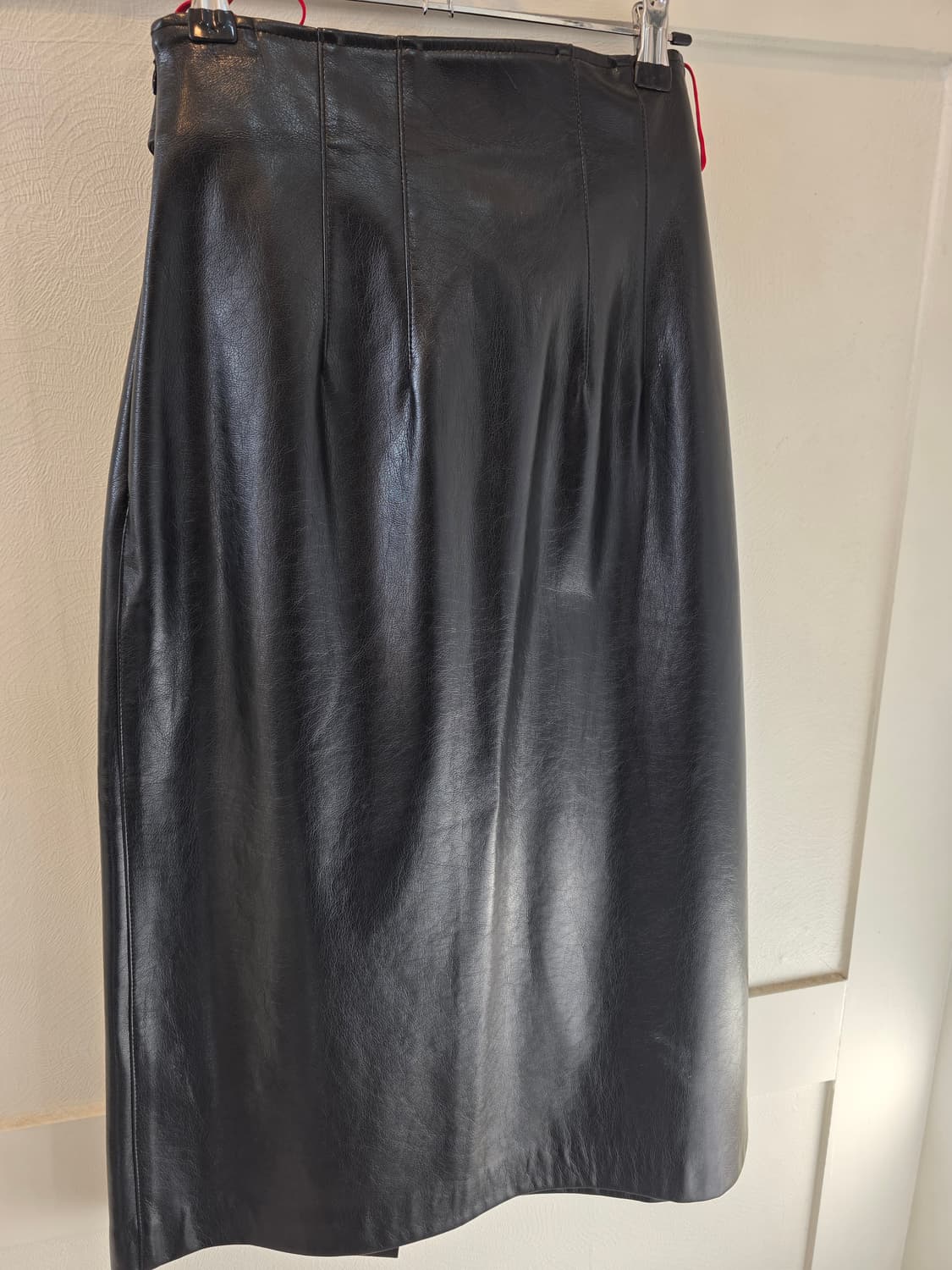 JUCCA 유카 블랙 페이크 슬랫스커트38 상품이미지5