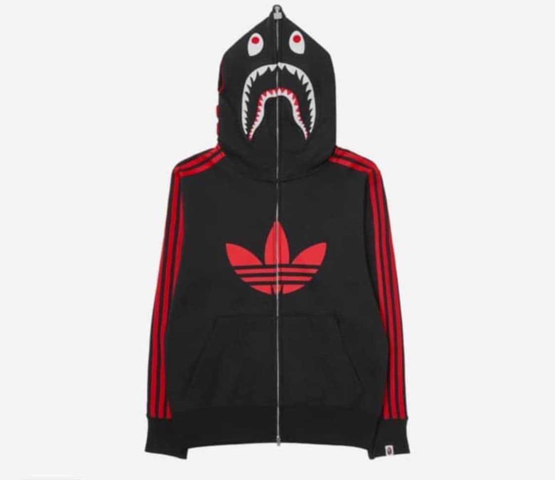 베이프X아디다스 콜라보 후드집업 풀집업 구해요 상품이미지1