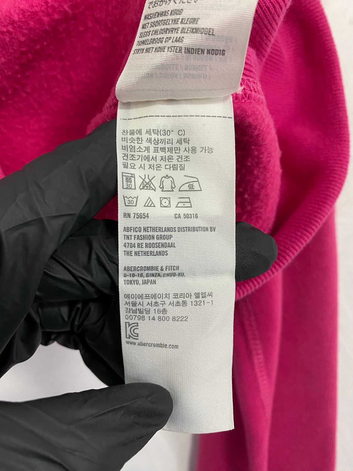 아베크롬비 후드집업 핑크 S <525> 상품이미지7