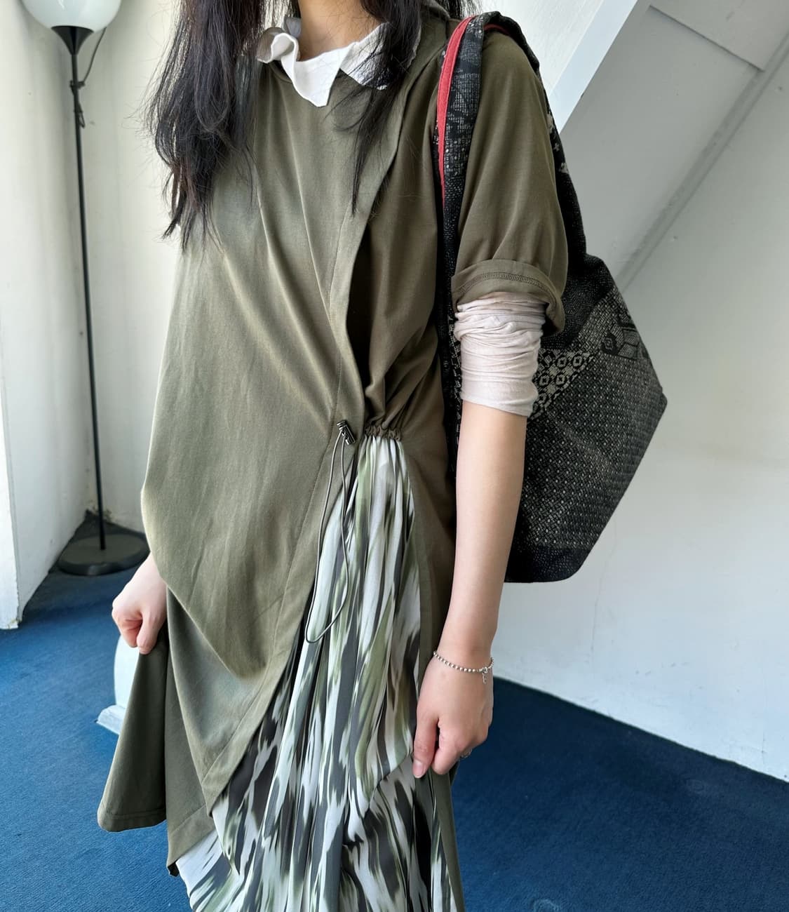 Stretched cotton stripe pattern top 상품이미지10