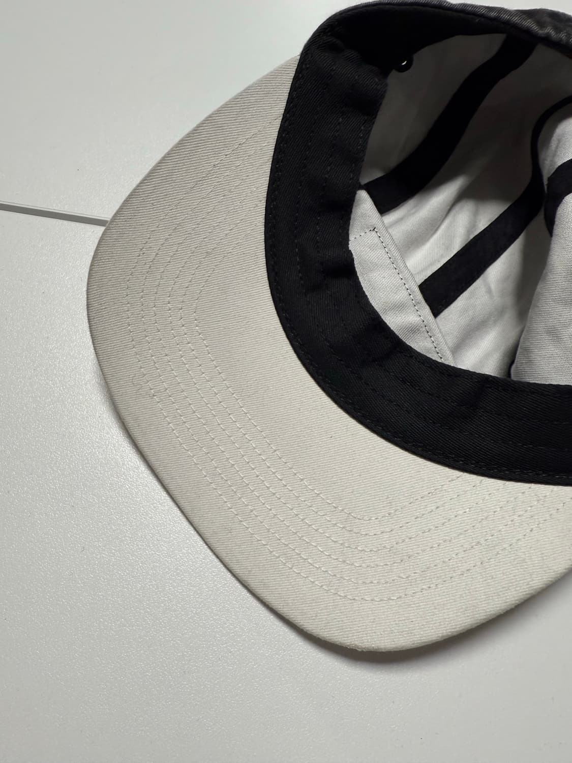 슈프림 피그먼트 투톤 캠프캡 블랙 - 24SS 상품이미지5