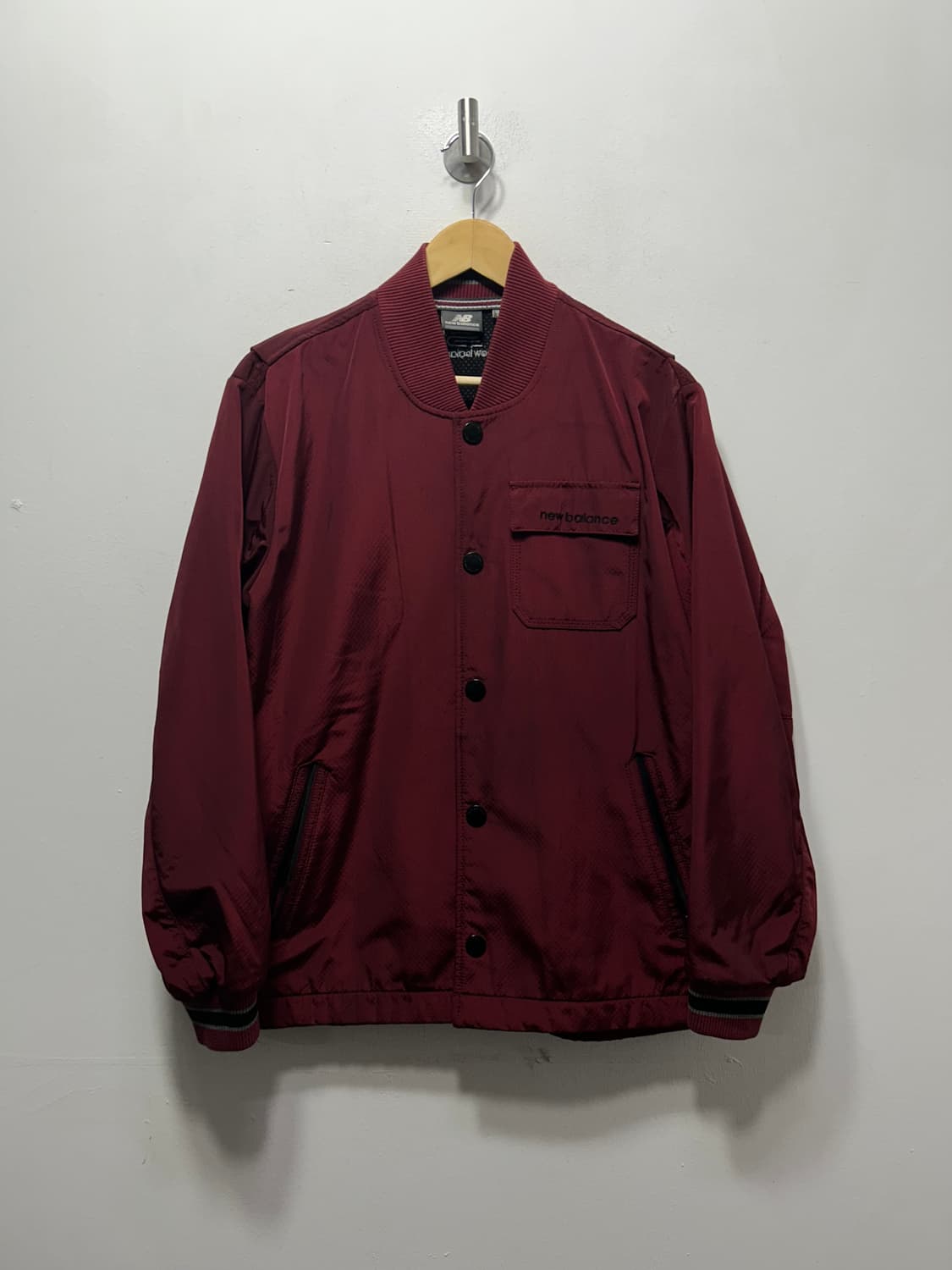 뉴발란스 봄버 버건디 남성 자켓 상의 L  상품이미지1