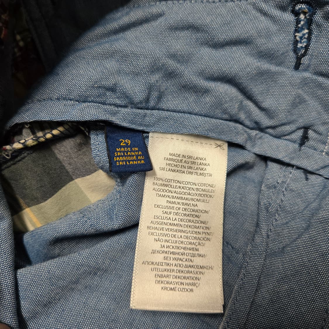 29 폴로랄프로렌 마드라스 패치워크 반바지 상품이미지4