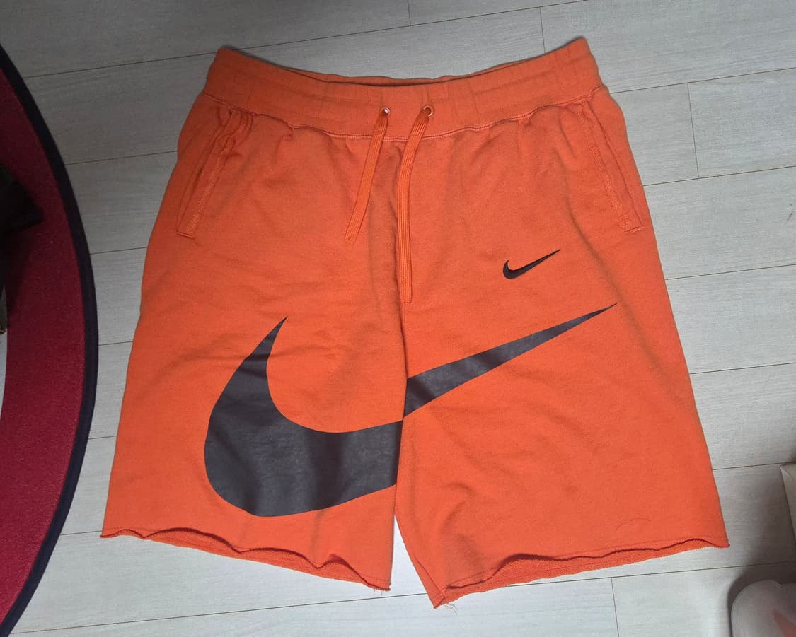 [2XL, 체감 XL] 나이키 스우시 로고 니트 반바지 쇼츠 상품이미지1