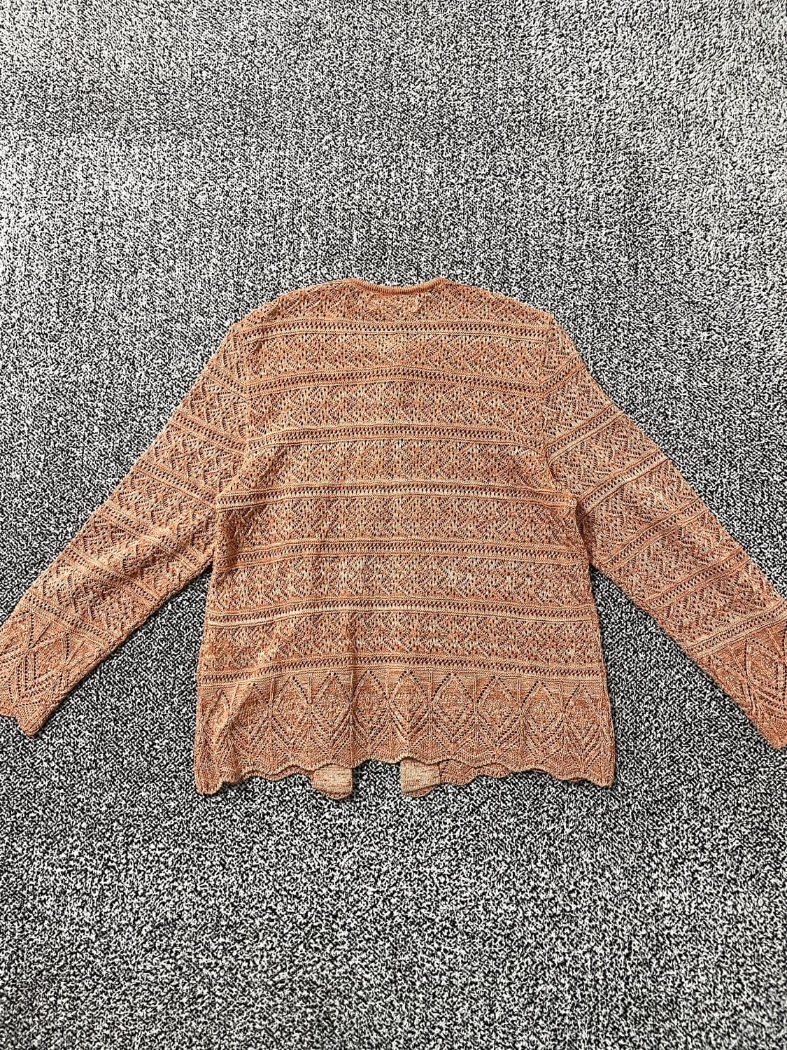 vinteちきゅ. JPN ROGICA 여름 니트 가디건 울 모리걸 상품이미지4