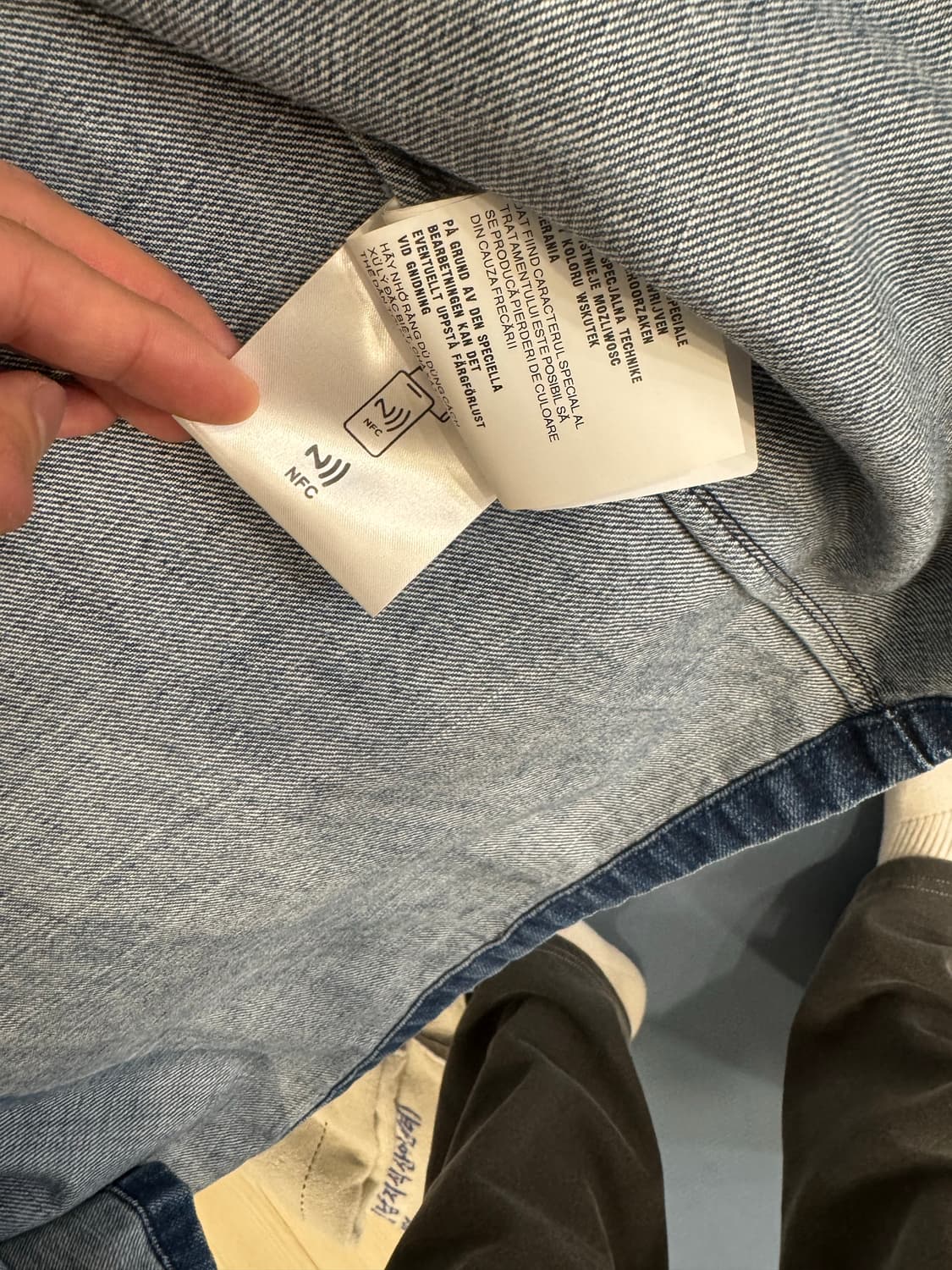 프라다 데님 자켓 M 상품이미지6