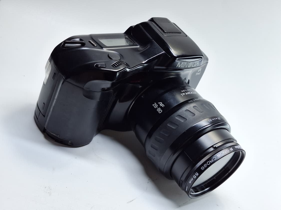 빈티지 필름카메라 풀세트/미놀타 a7xi 28-80 가방 렌즈캡 스트랩 상품이미지2