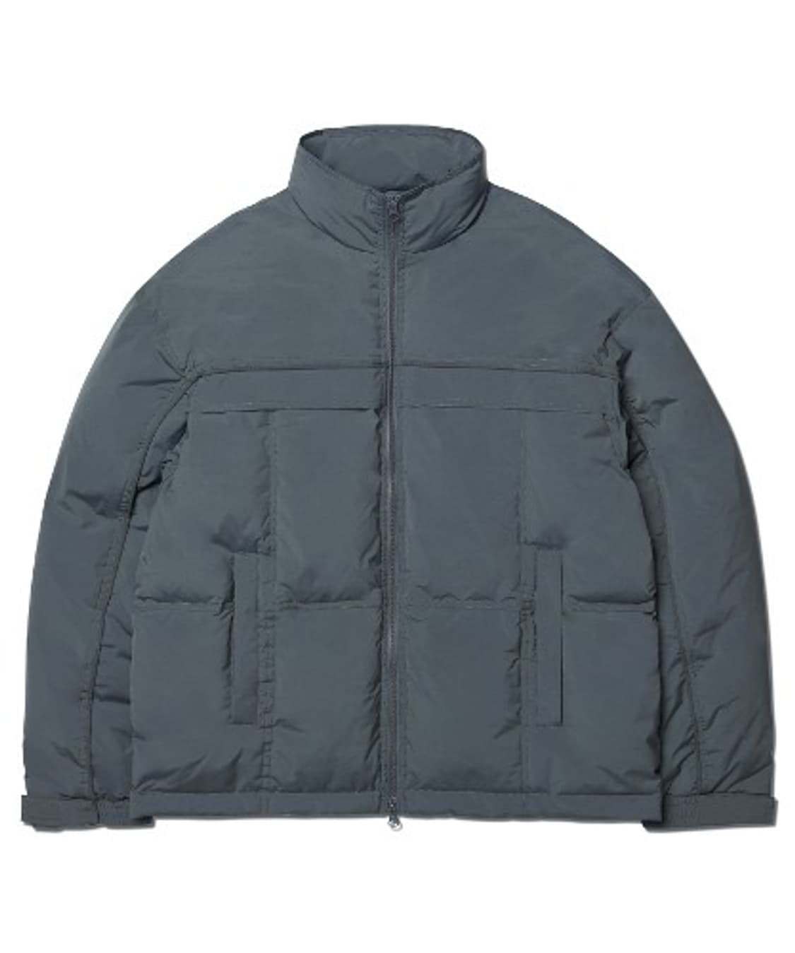 노매뉴얼 H.T.L NYLON DOWN JACKET - CHARCOAL 상품이미지1
