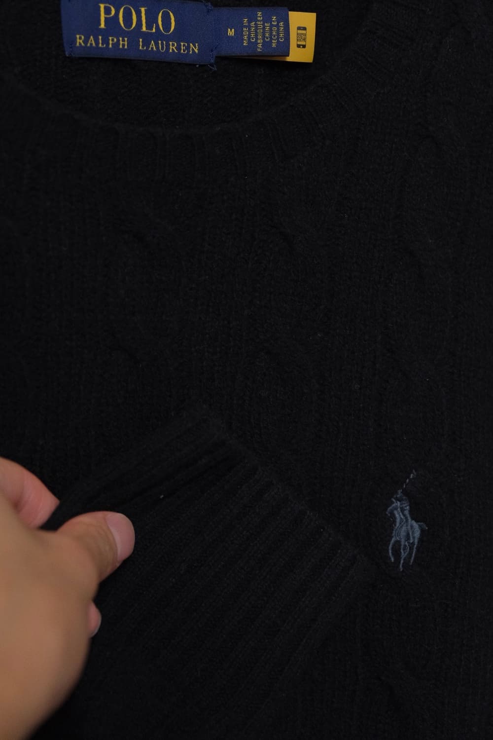 폴로 랄프로렌 캐시미어 울 니트 M 상품이미지4