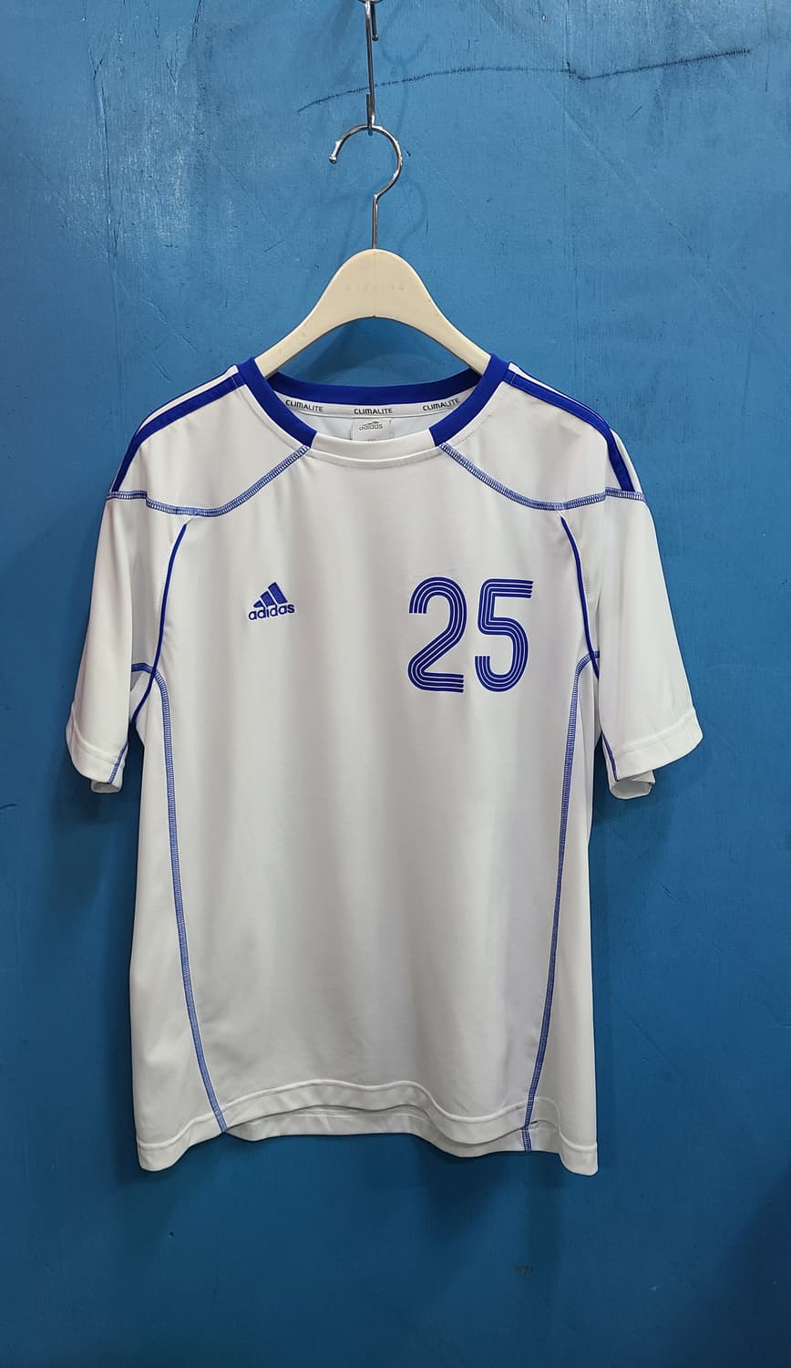 2010년산 빈티지 아디다스 흰파 축구져지 상품이미지2