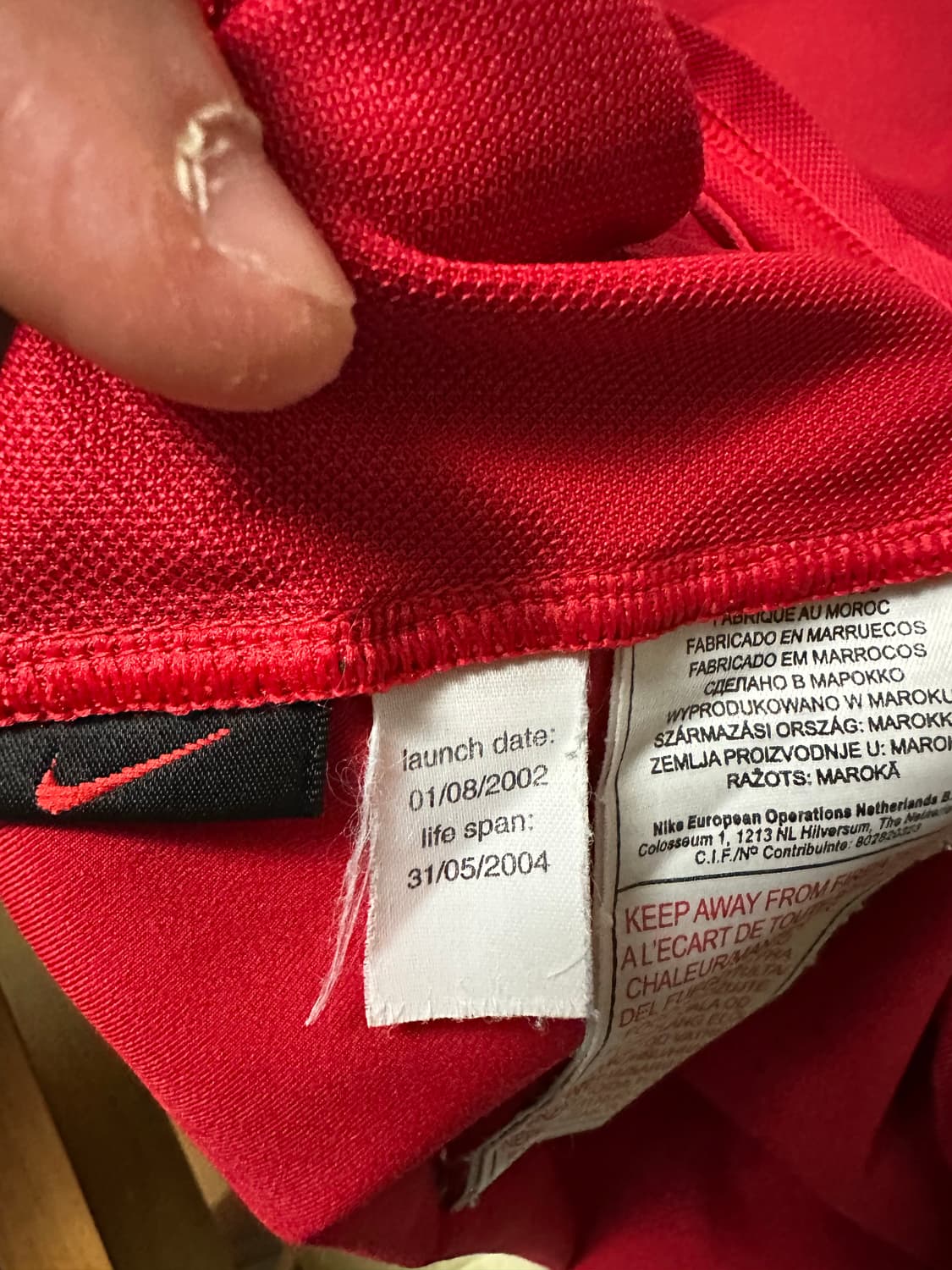 03-04 맨유 홈 호날두 데뷔 시즌 올드 빈티지 유니폼  (정품) 상품이미지10