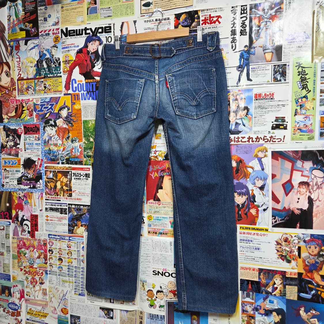 리바이스 513 신치백 로우라이즈 버튼 플라이 데님 팬츠 상품이미지2