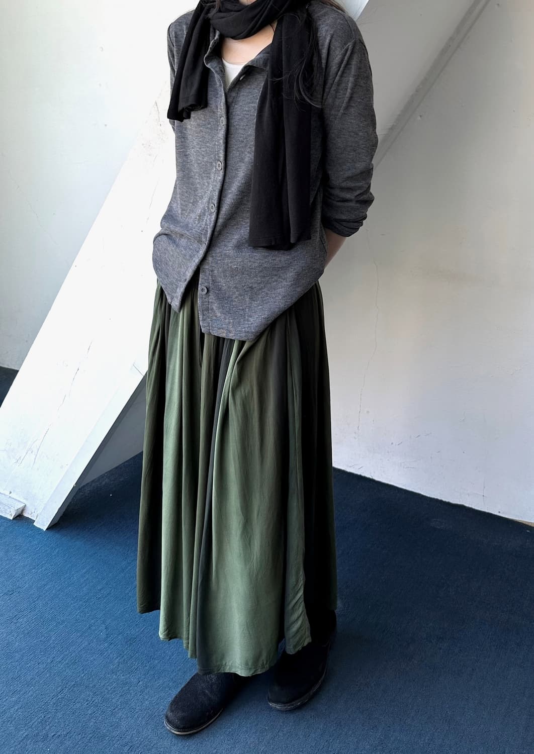 High gauge poly rayon L/S cardigan 상품이미지9