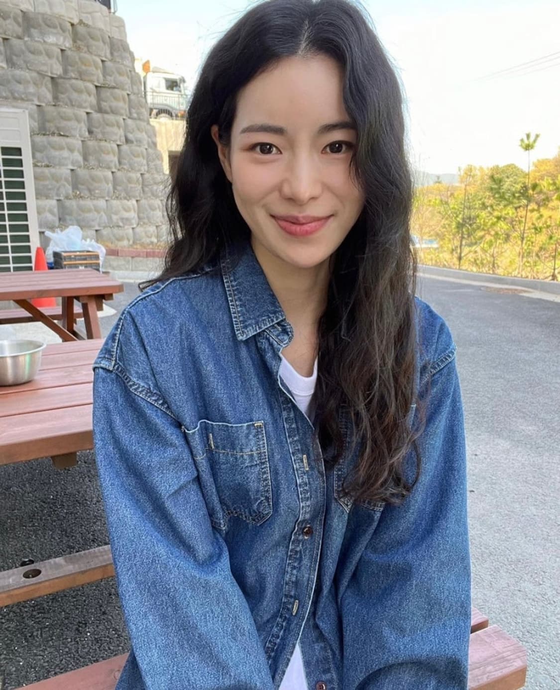 시엔느 청 데님 셔츠 남방 상품이미지4