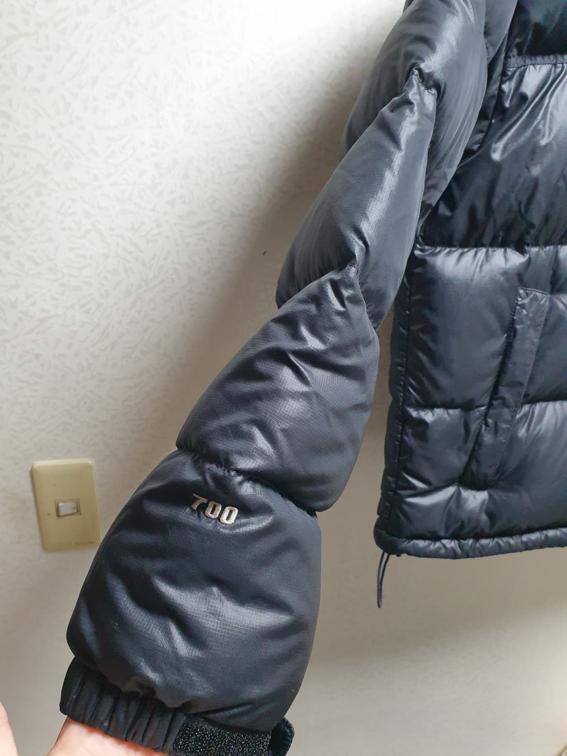 [남95] 노스페이스 눕시패딩 블랙 상품이미지3