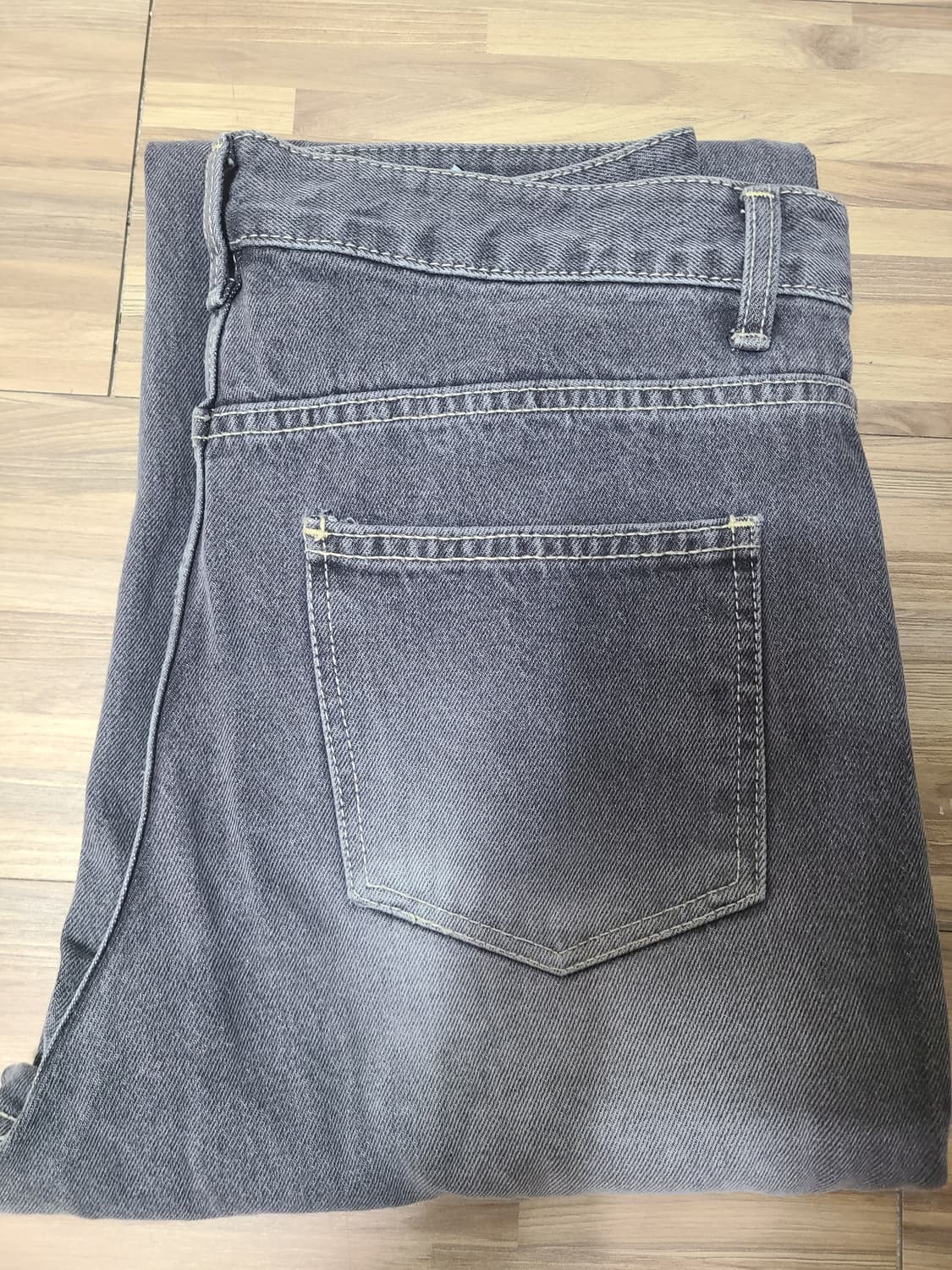 시그니처 플레어 데님 팬츠[그레이] L사이즈 새상품 상품이미지3