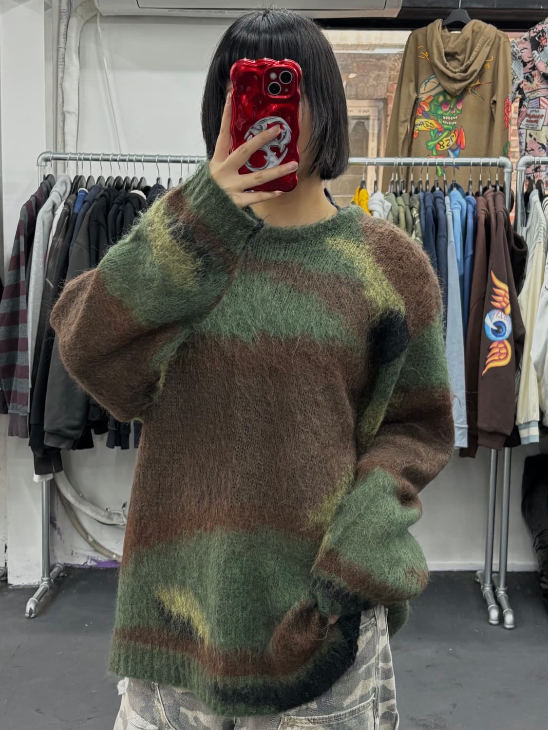 슈프림 X 준야 와타나베 카모 모헤어 니트 상품이미지3