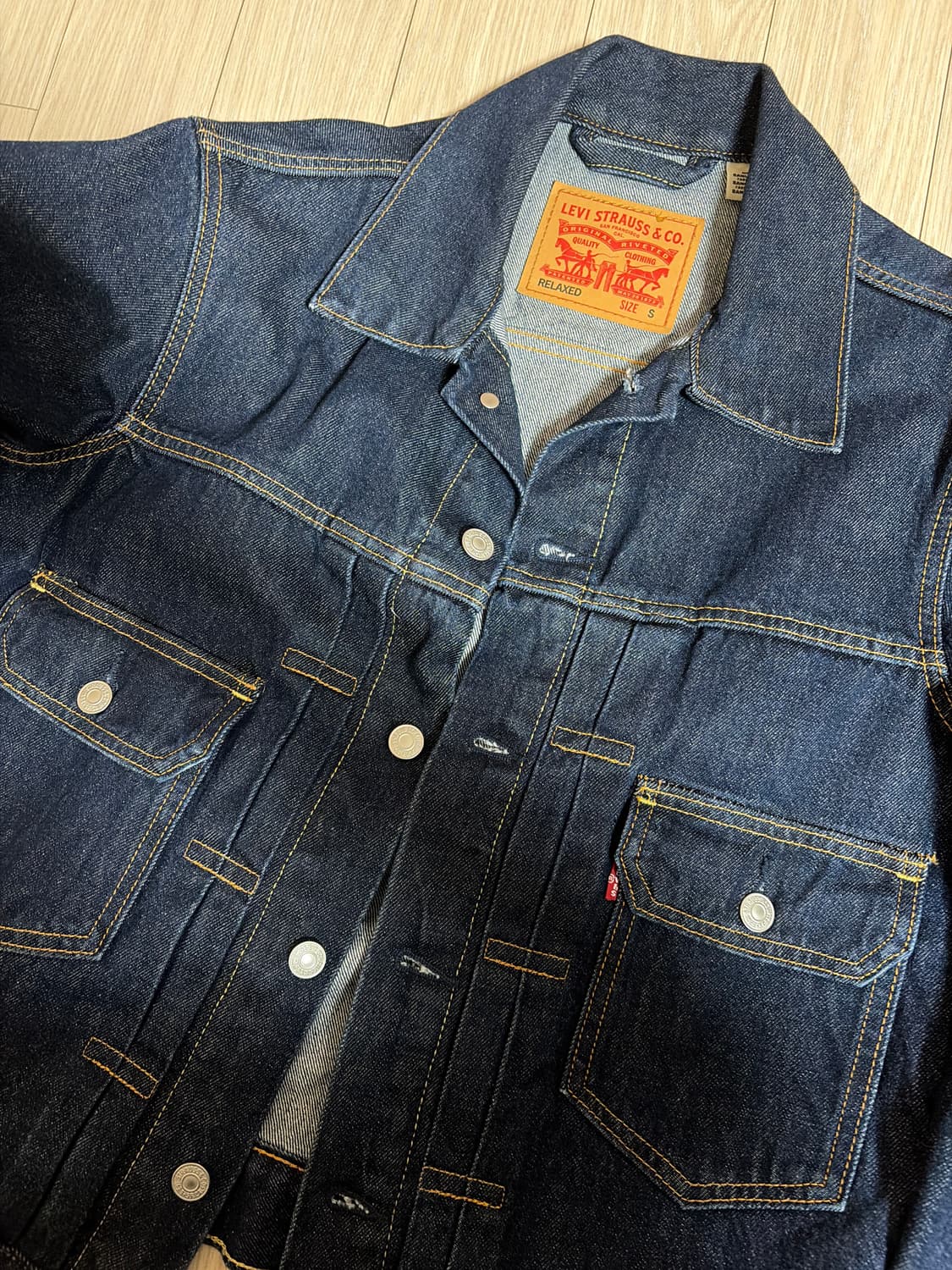 리바이스 타입2 트러커 데님 자켓 S 상품이미지3
