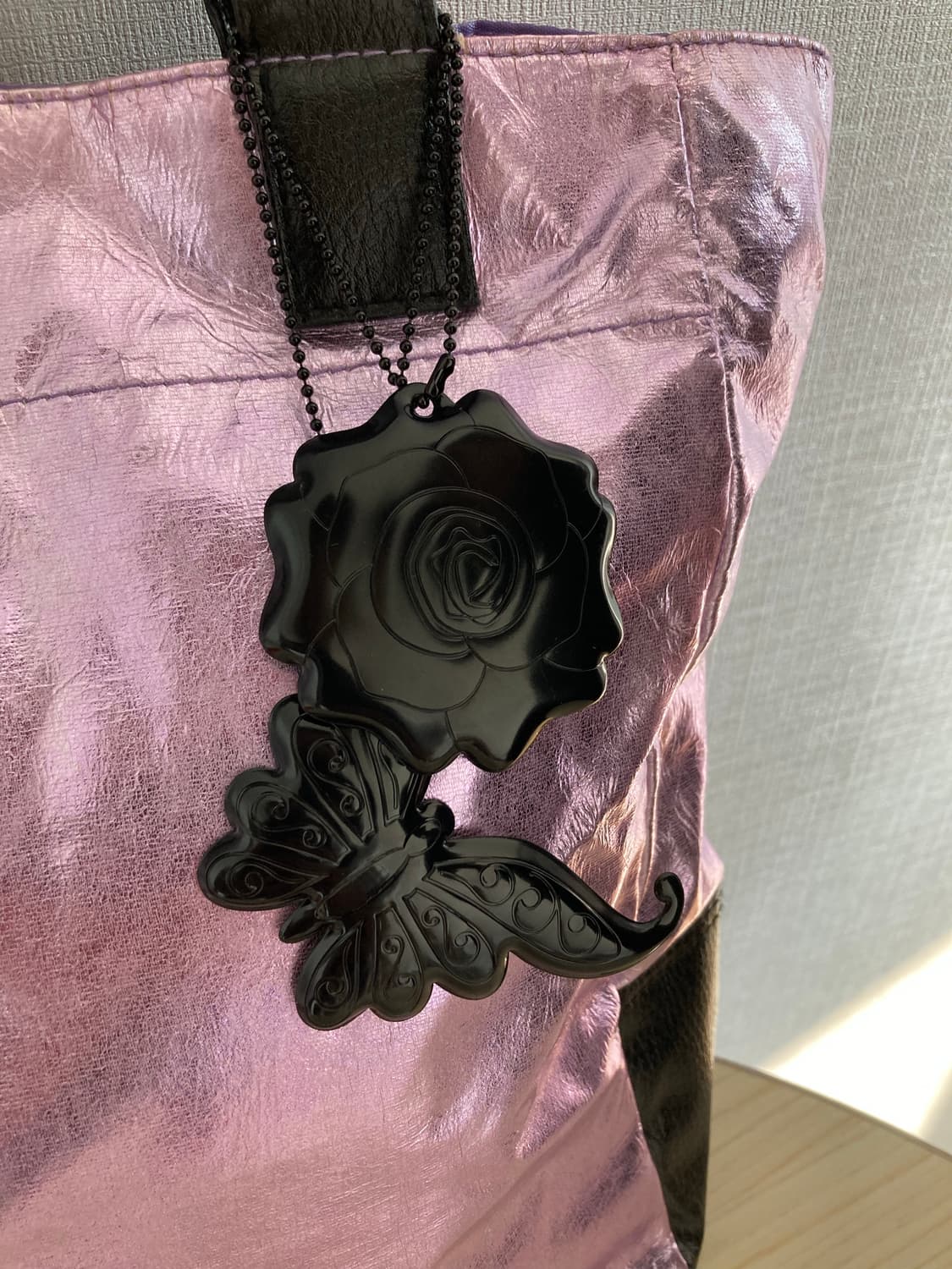 안나수이 나일론 가죽 혼방 토트백 상품이미지3