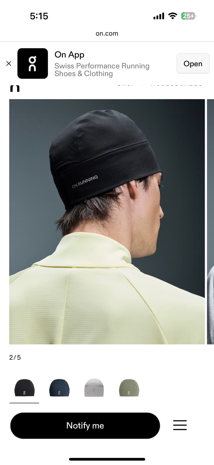 온러닝 코어 비니  | ON Running Core Beanie  상품이미지2