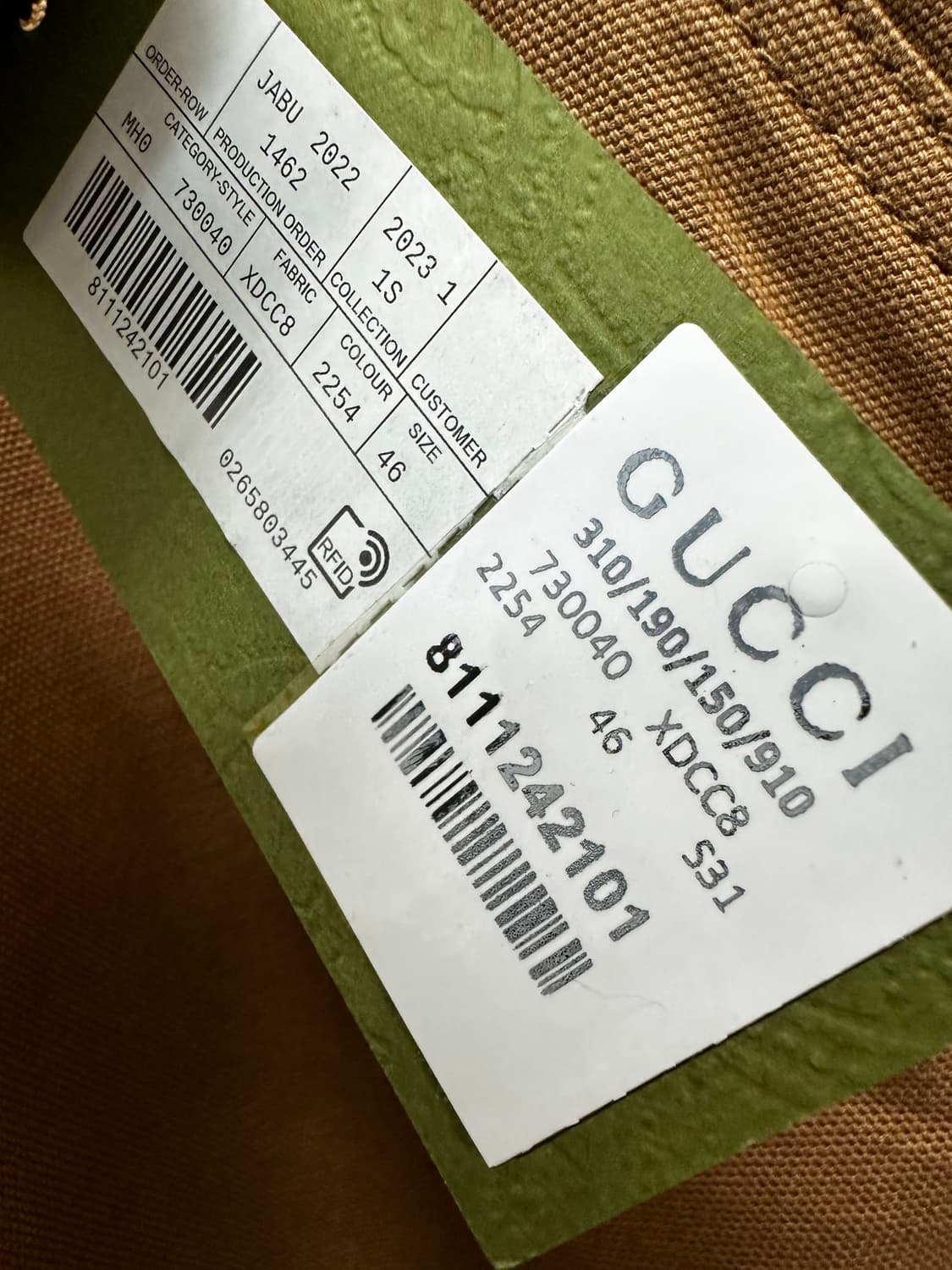 구찌 GG 데님 커프스 캔버스 팬츠 (30)  상품이미지7