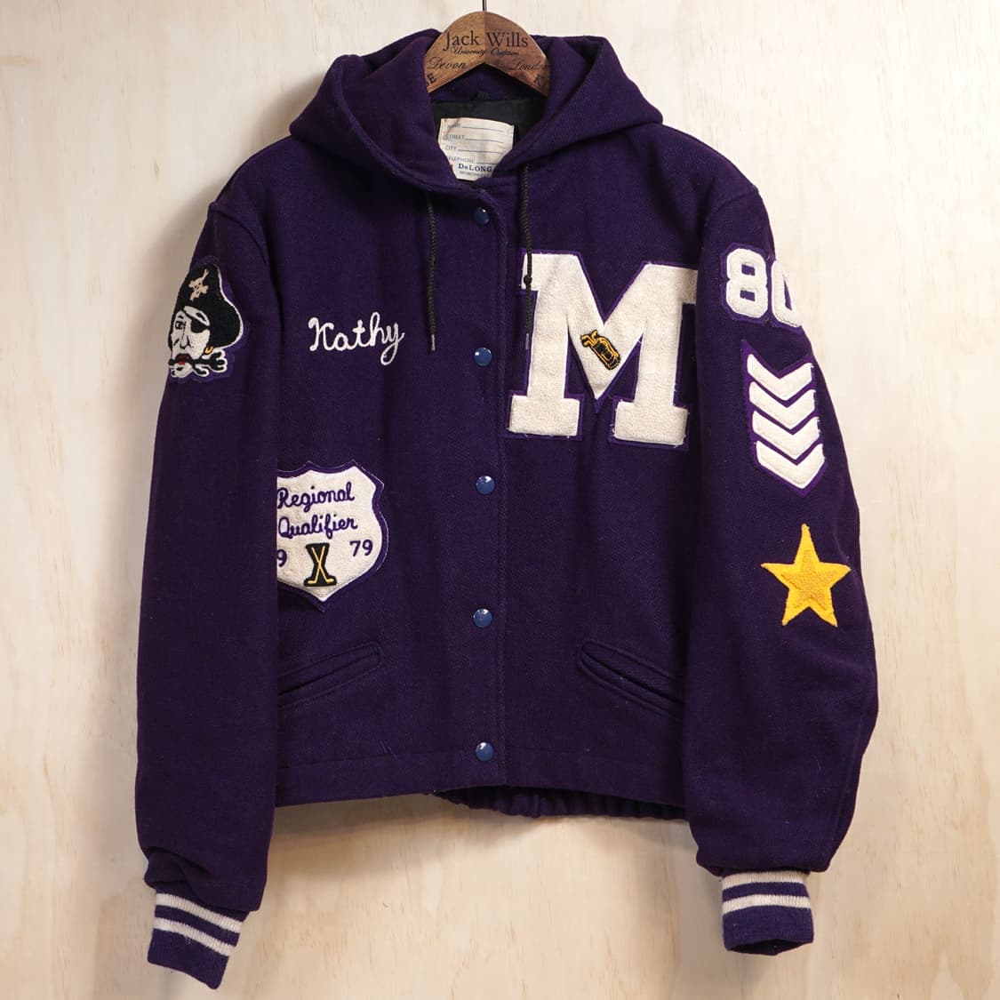 Delong 미국 우먼 바시티 자켓 상품이미지1