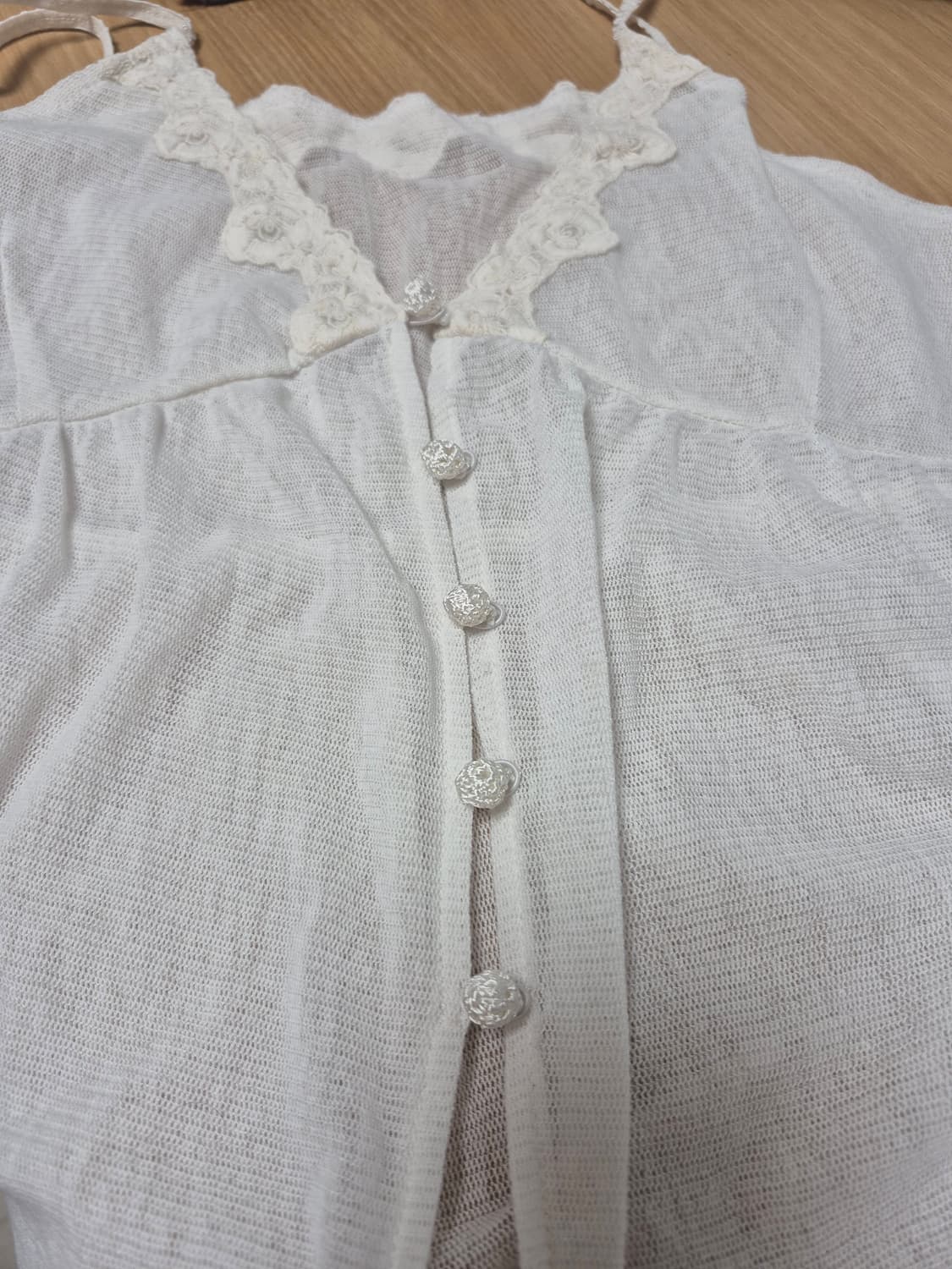 Rosebud 레이스슬립원피스 모리걸 오프화이트 상품이미지7