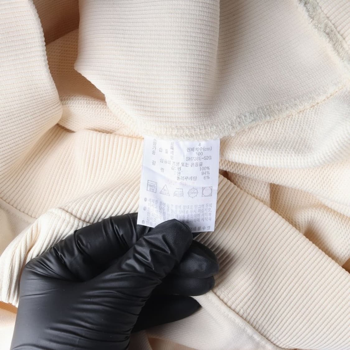 라코스테 클래식 크루넥 맨투맨 아이보리 4 상품이미지6