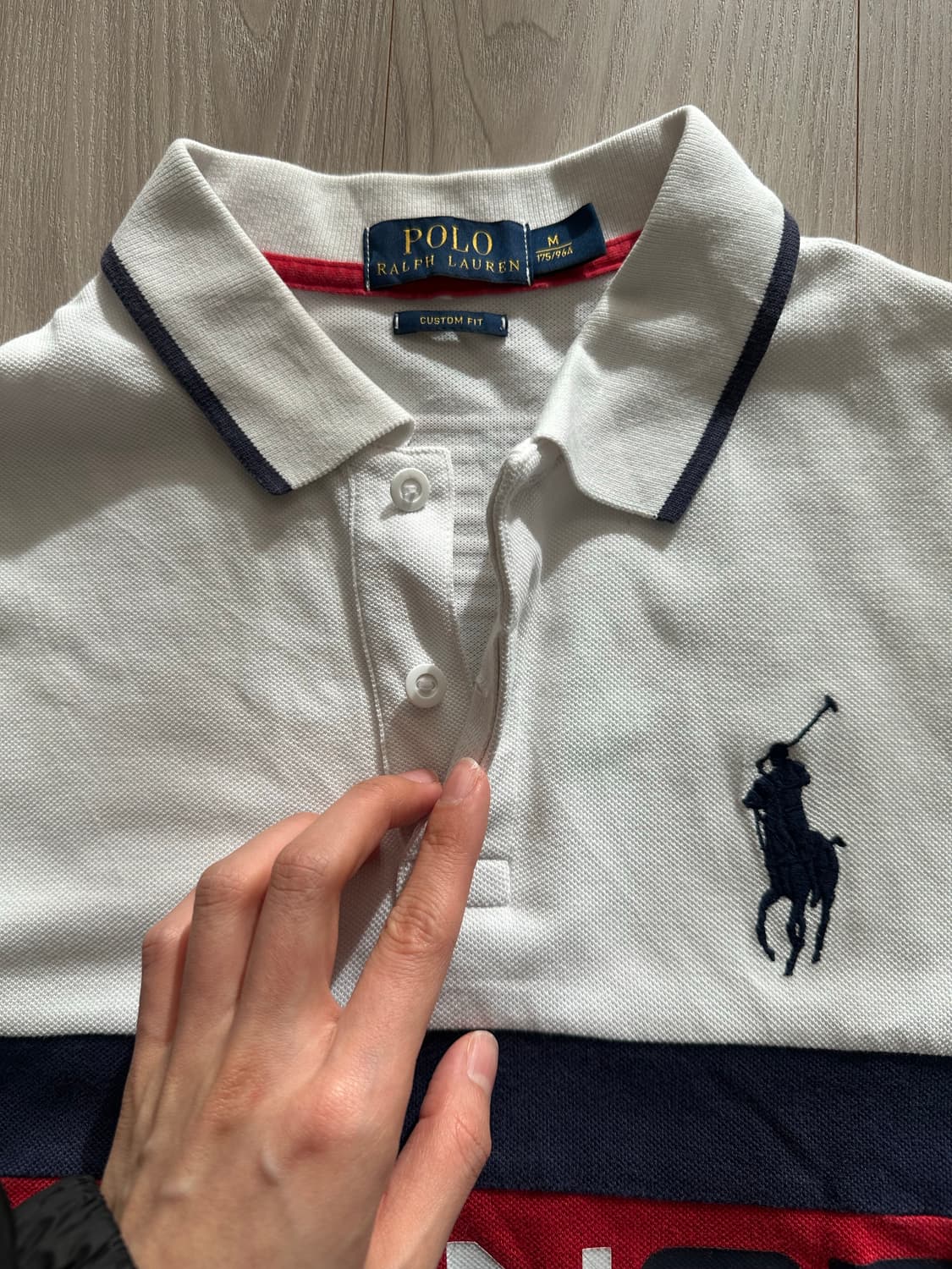 빈티지 폴로 치프키프 빅포니 레이싱 카라 반팔 티셔츠 상품이미지3