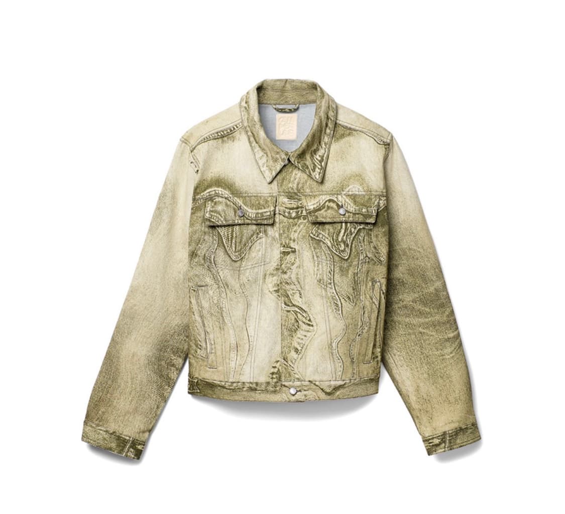 캠퍼랩 스월 프린트 데님 자켓 M  상품이미지2