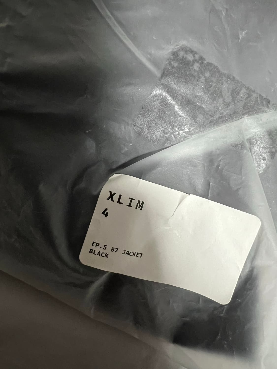 (4) 엑슬림 바람막이 블랙 ep5 07 자켓 새상품 상품이미지6