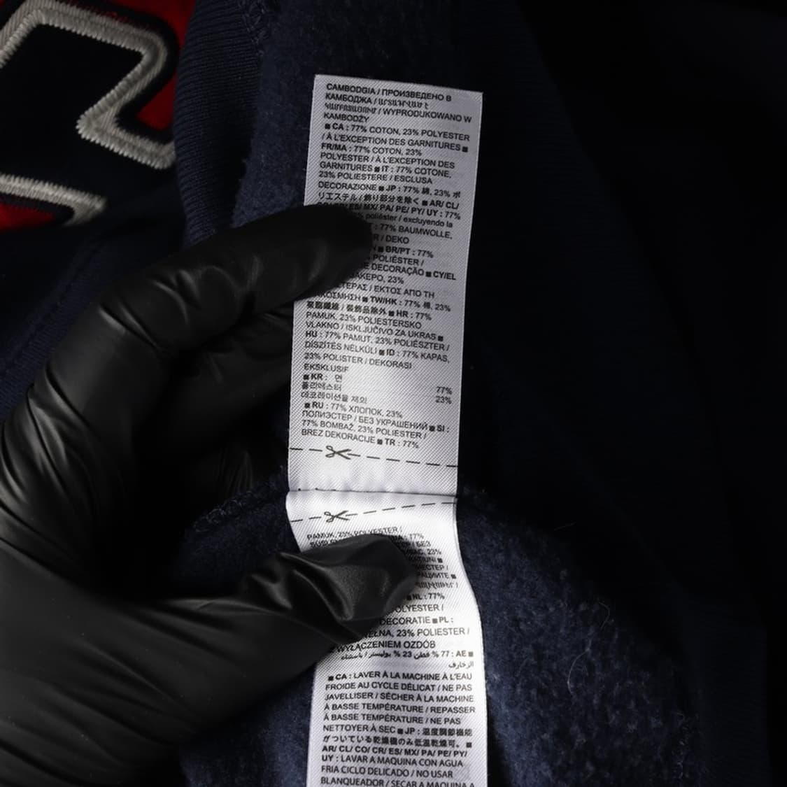 GAP 빅로고 아치 자수 후드티 네이비 L 상품이미지6