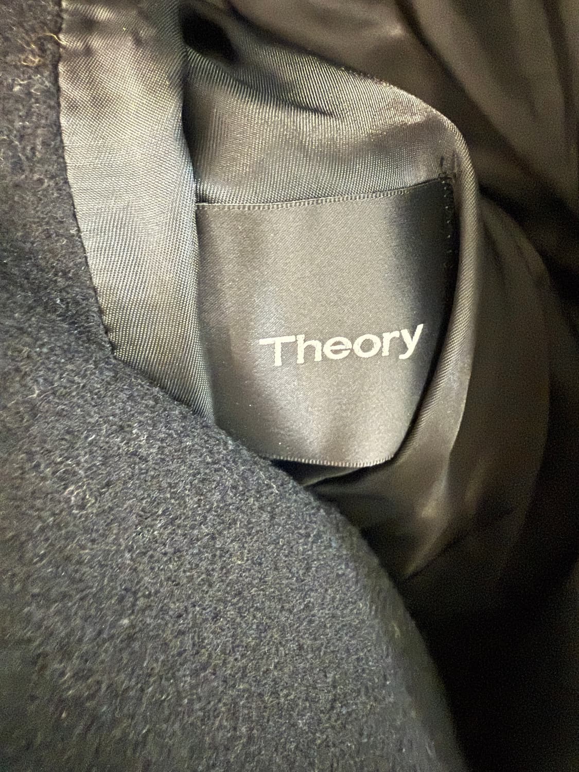 Theory 신형 블랙 로브 코트 L 상품이미지4