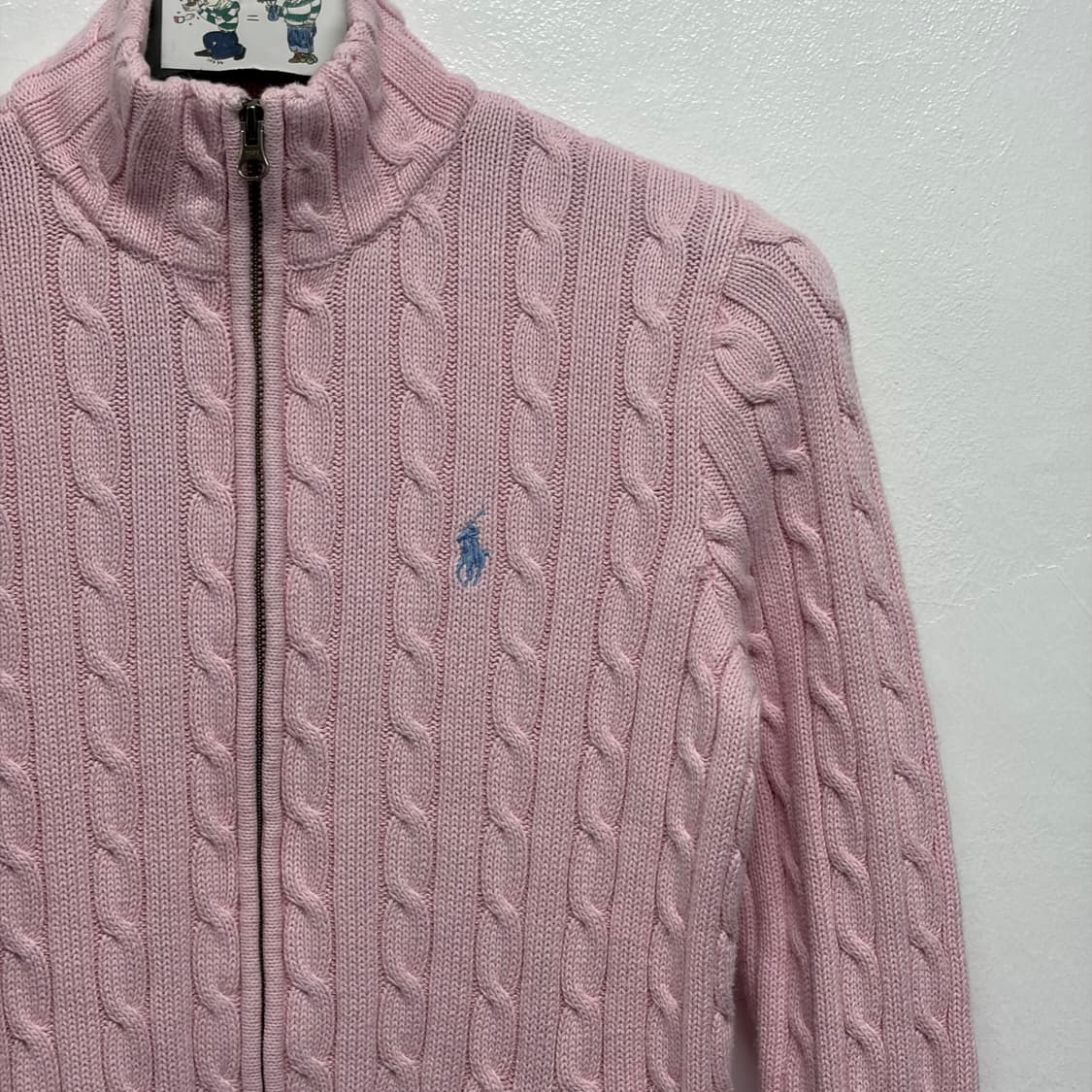 폴로 랄프로렌 케이블 니트 집업 상품이미지3