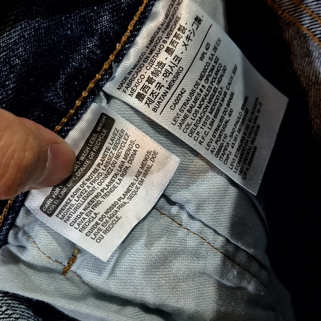 리바이스 501 데님 팬츠 상품이미지6