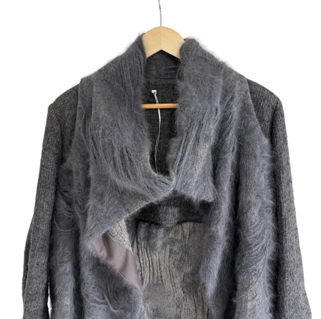 마스나다 아티저널 모헤어 혼방 드레이프 니트 자켓 상품이미지4