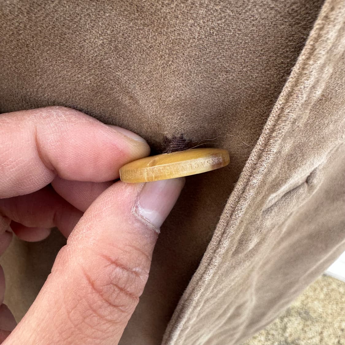 [XL] 00s Versace 베르사체 몰스킨 프렌치 모터싸이클 코트 상품이미지8