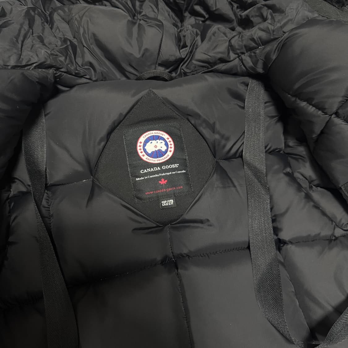 캐나다구스 패딩 2XS 백화점택 상품이미지5
