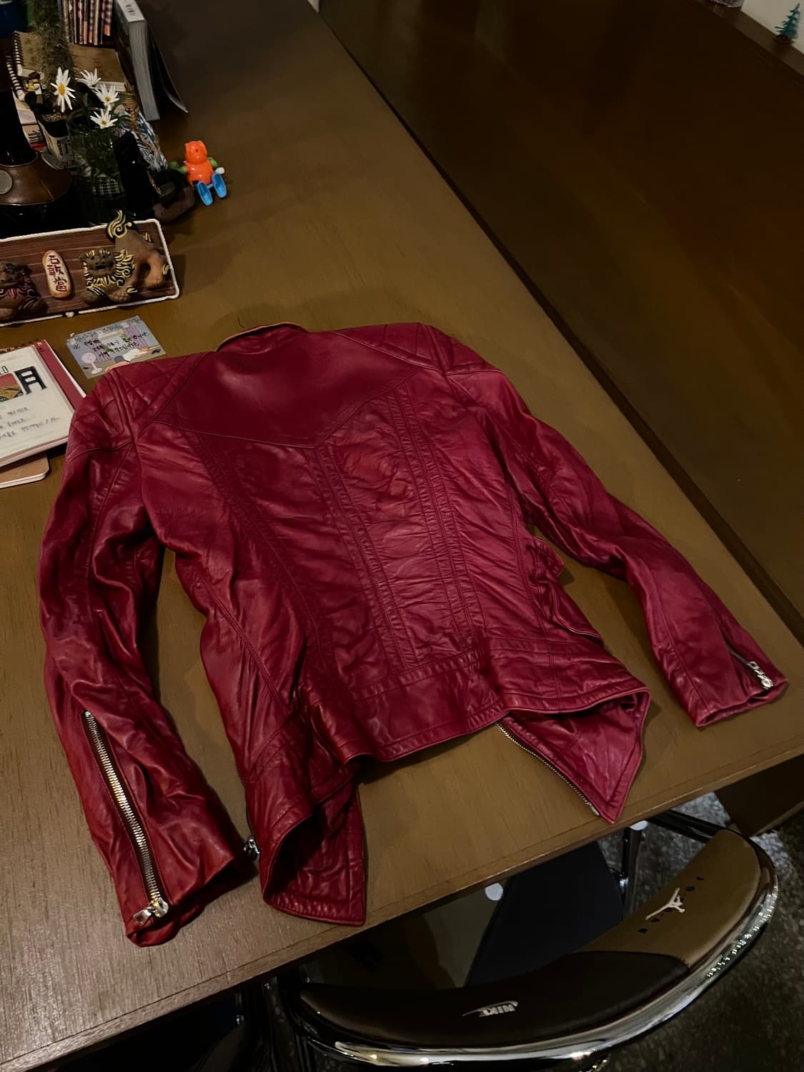 RED leather jacket by Marc Jacobs 09fw 상품이미지7