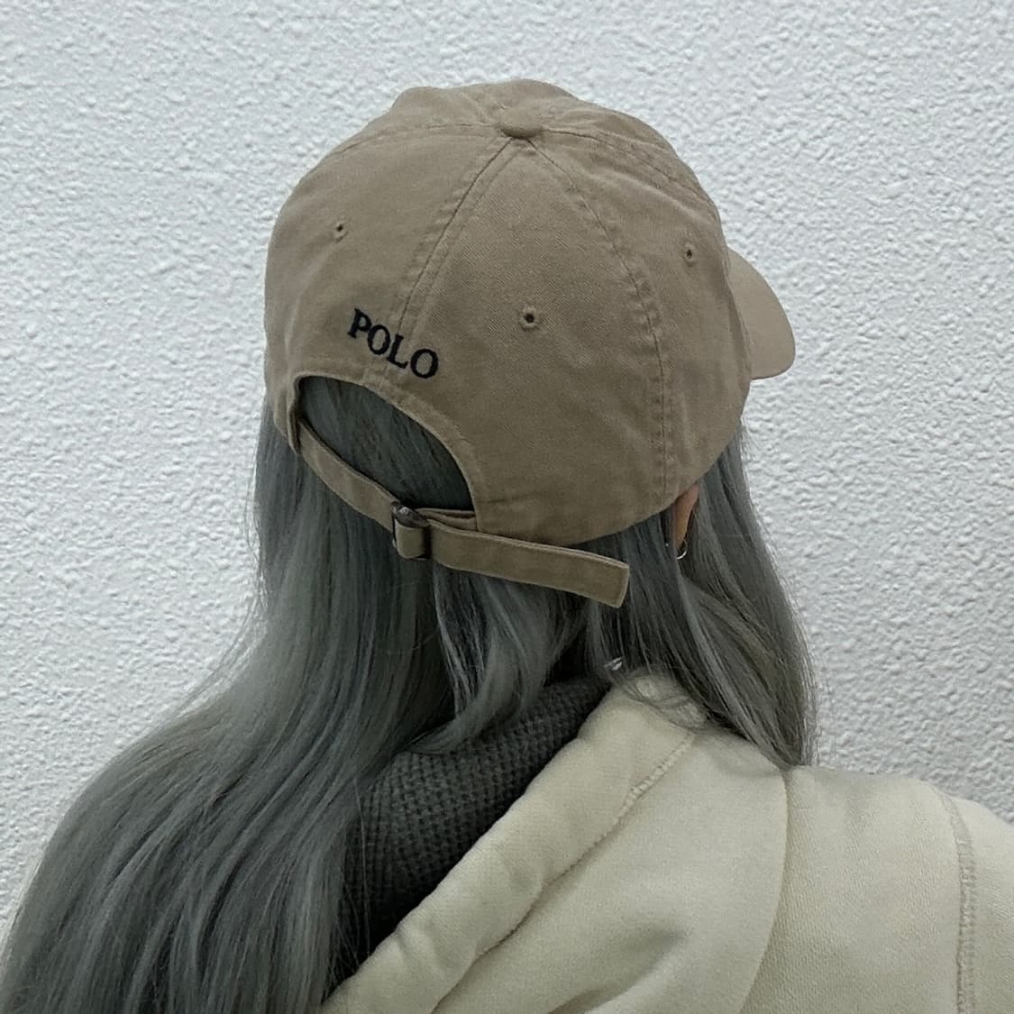 폴로 랄프로렌 네이비포니 베이지 볼캡 상품이미지3