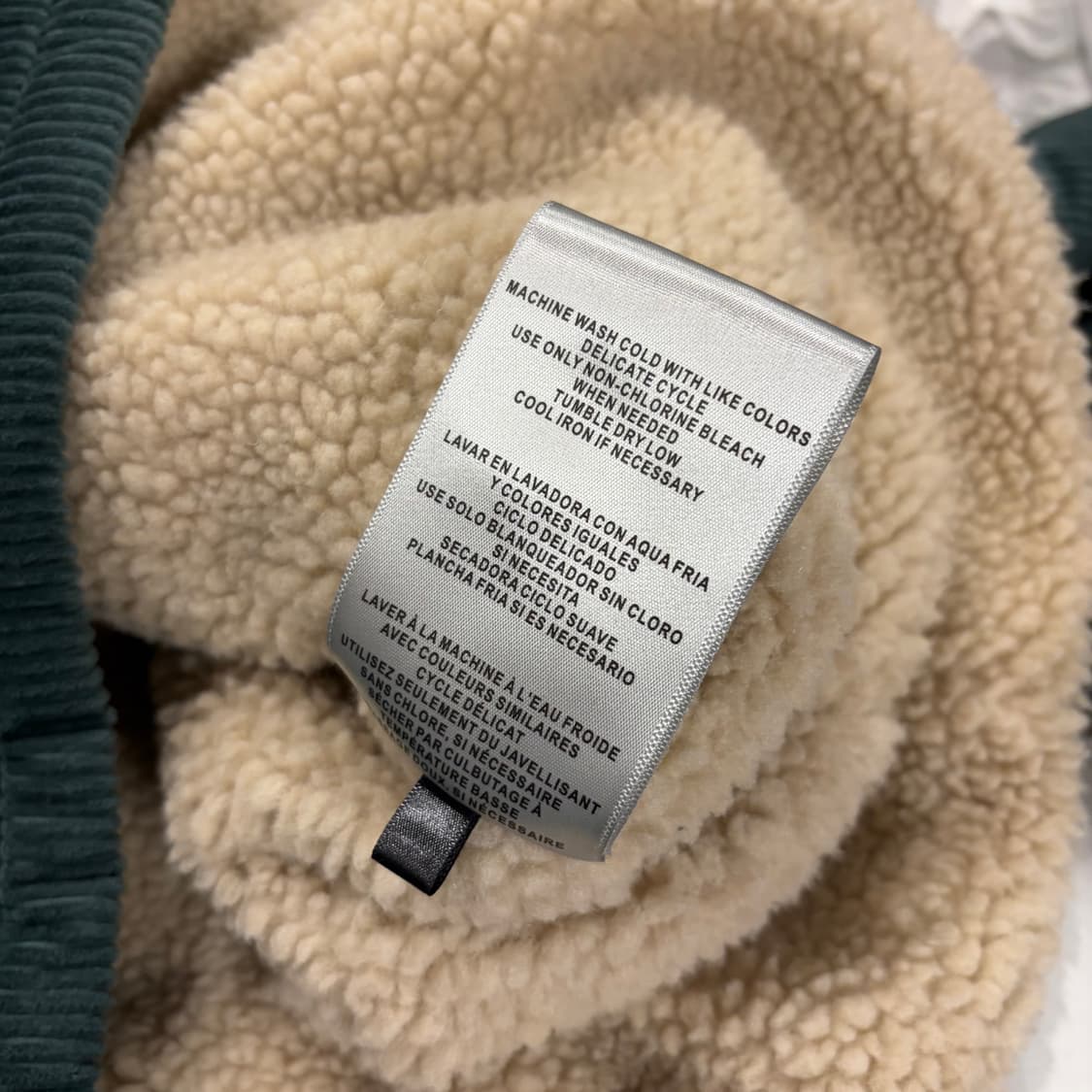 [XL] 리바이스 타입 3 코듀로이 쉐르파 트러커 자켓 그린 B979 상품이미지8